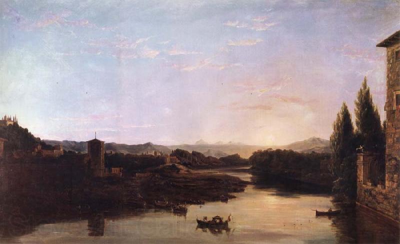 Thomas Cole Blick auf den Arno Spain oil painting art